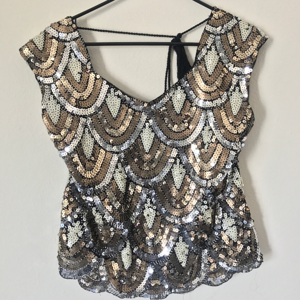 Sequin Blouse